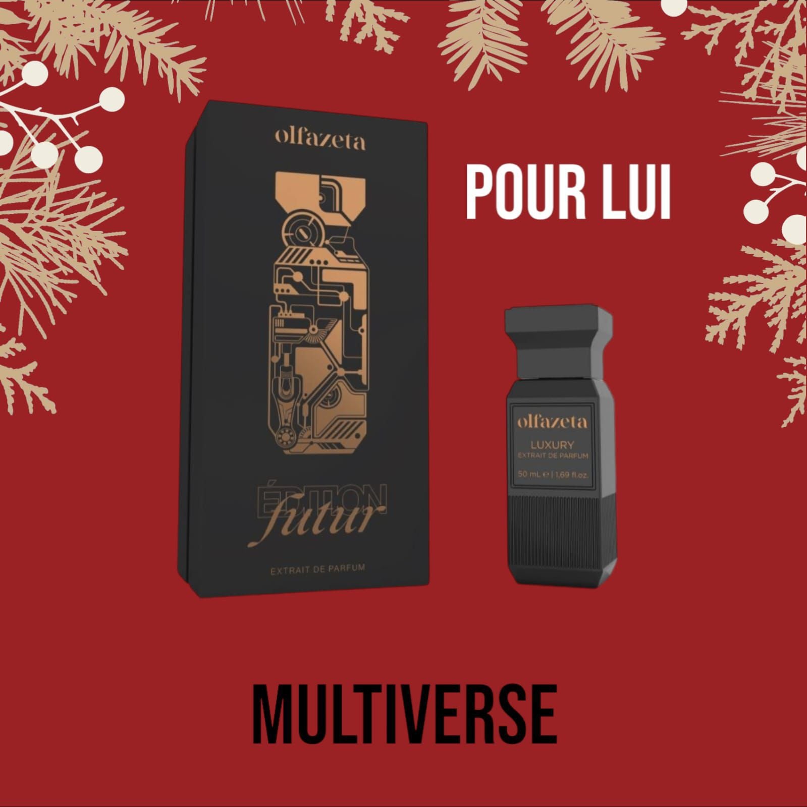 Multiverse – Parfum homme luxury Essence 30% / Edition Futur