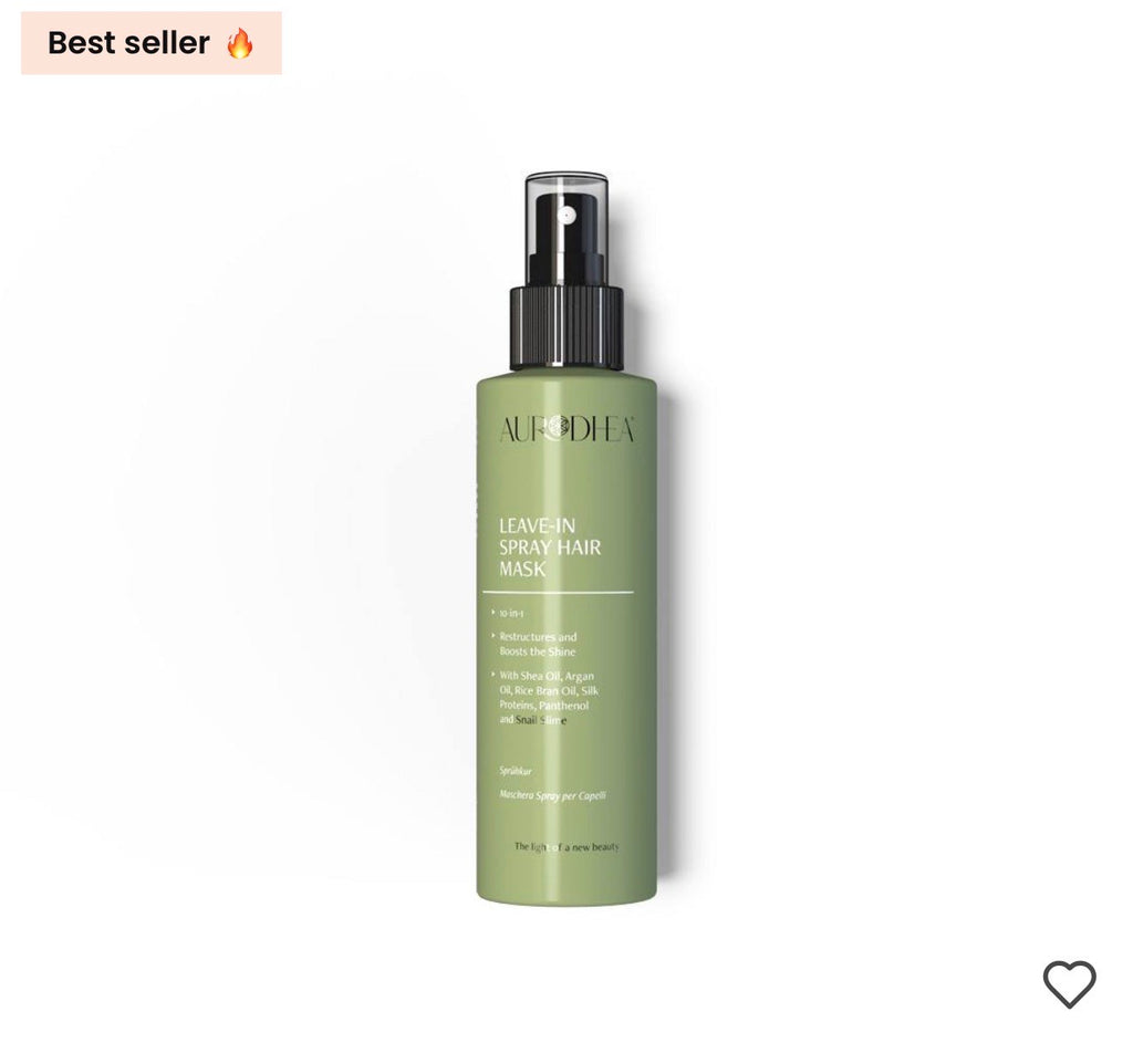 Masque capillaire en spray à la bave d’Escargot 150 ml | Enrichi en huiles de Karité, Argan, son de Riz, Protéines de la Soie et Panthén