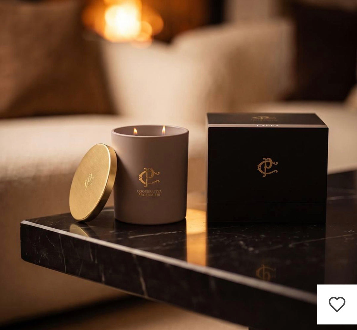 LAVÉA – Bougie Parfumée Cooperativa Profumieri 190 gr | Lavande Velours