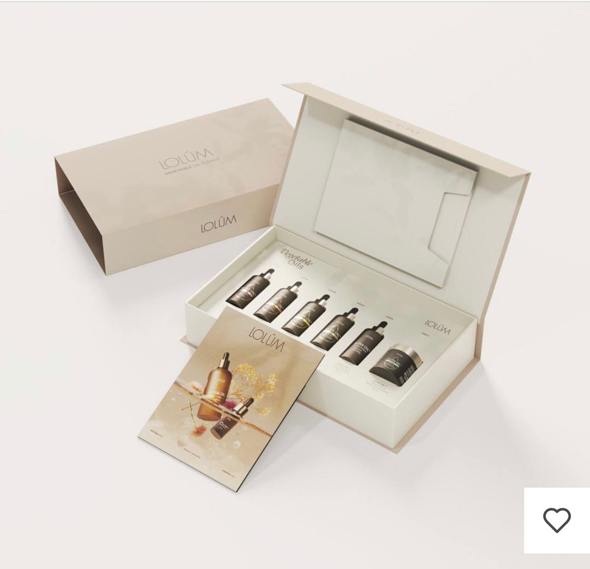Kit Mélanges d’Huiles Végétales Lolûm 5x50 ml - 1x80 gr