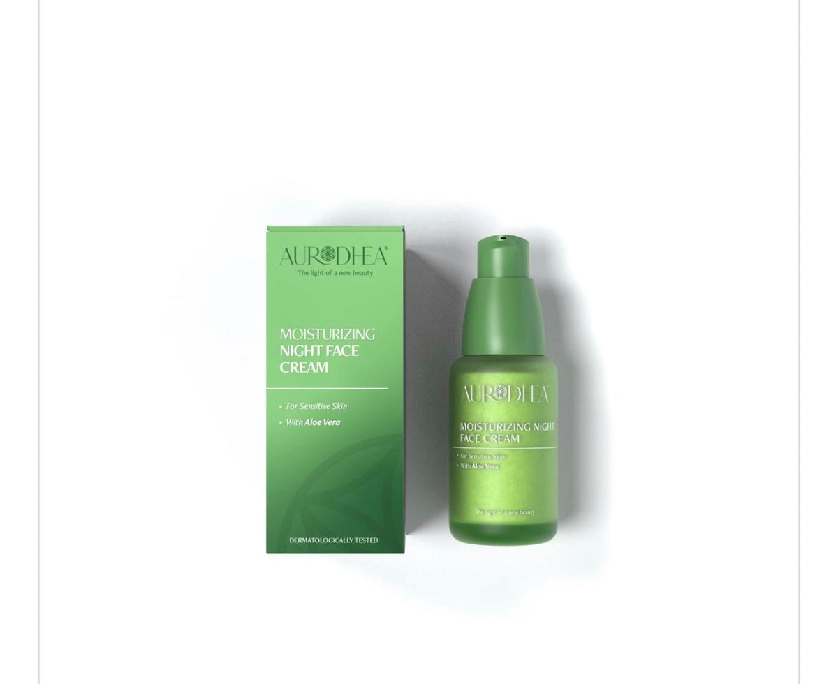 Crème Visage Nuit à l’Aloe Vera 50 mL | Avec complexe exclusif NUTRISILK™