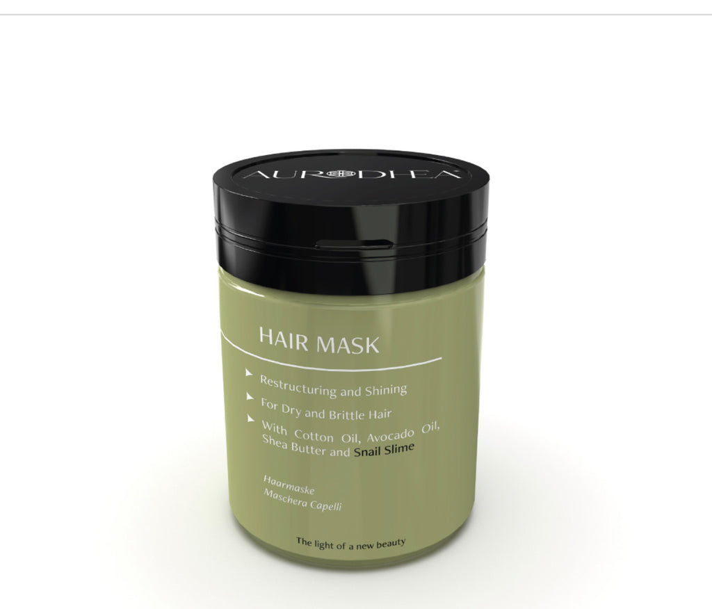 MASQUE CAPILLAIRE À LA BAVE D'ESCARGOT-NOURISSANT-RESTRUCTURANT-DÉMÊLANT