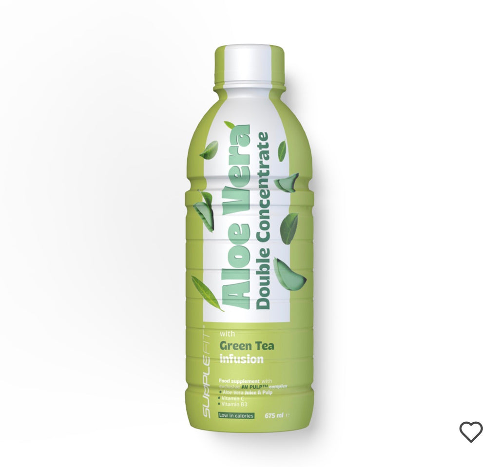 ALOE VERA jus et pulpe avec Thé Vert - 675 ml Avec complexe exclusif AV PULP™
