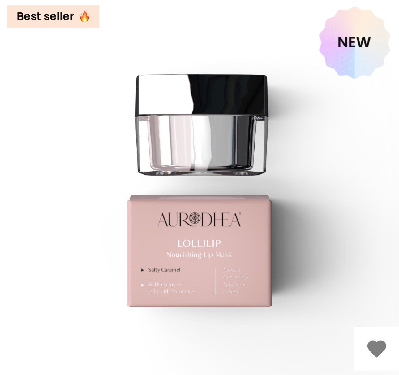 LOLLILIP 'Salty Caramel’– Masque Lèvres Nourrissant 15 ml | Avec complexe exclusif LYPCURE™