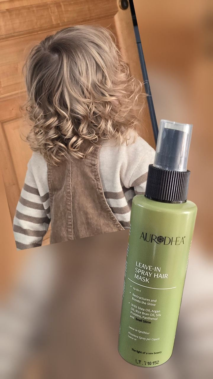 Masque capillaire en spray à la bave d’Escargot 150 ml | Enrichi en huiles de Karité, Argan, son de Riz, Protéines de la Soie et Panthén