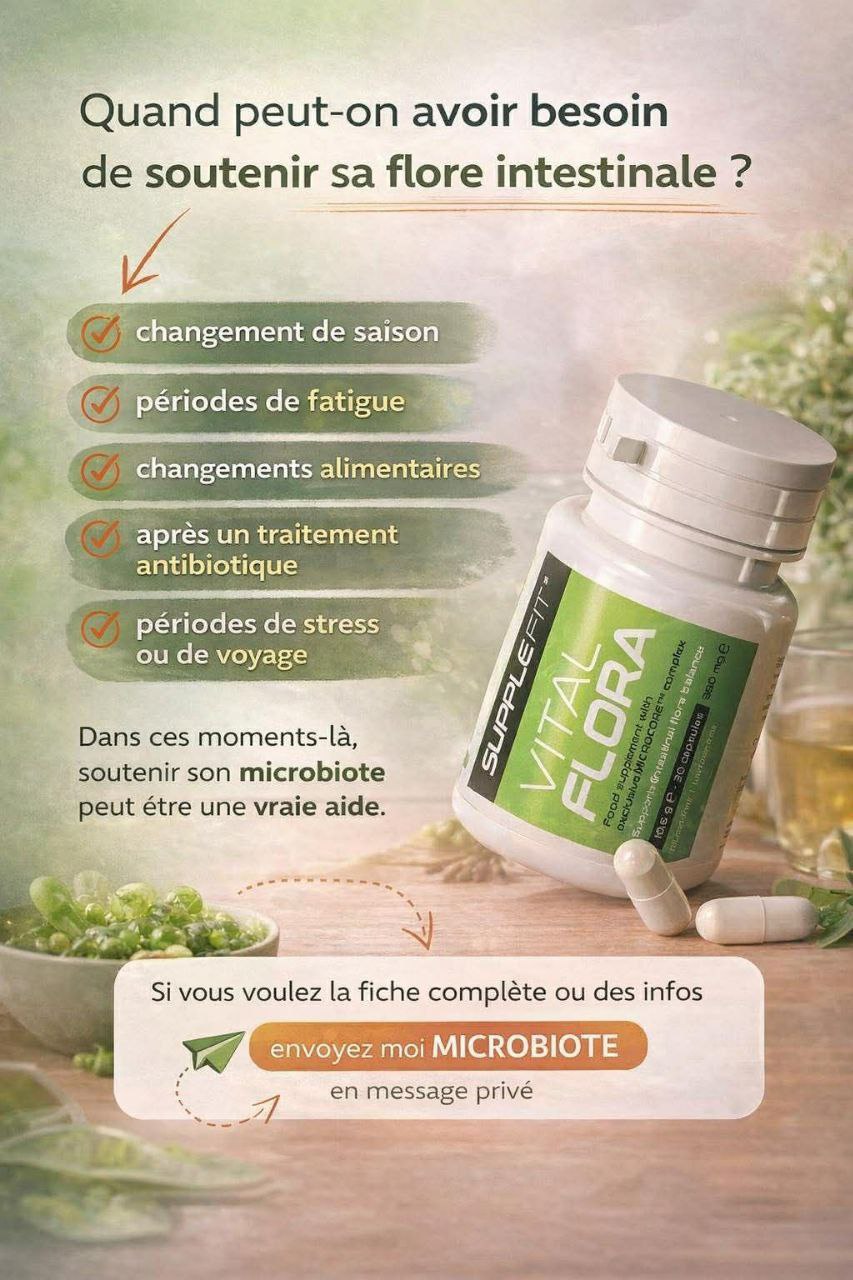 VITALFLORA -Complément alimentaire en gélules