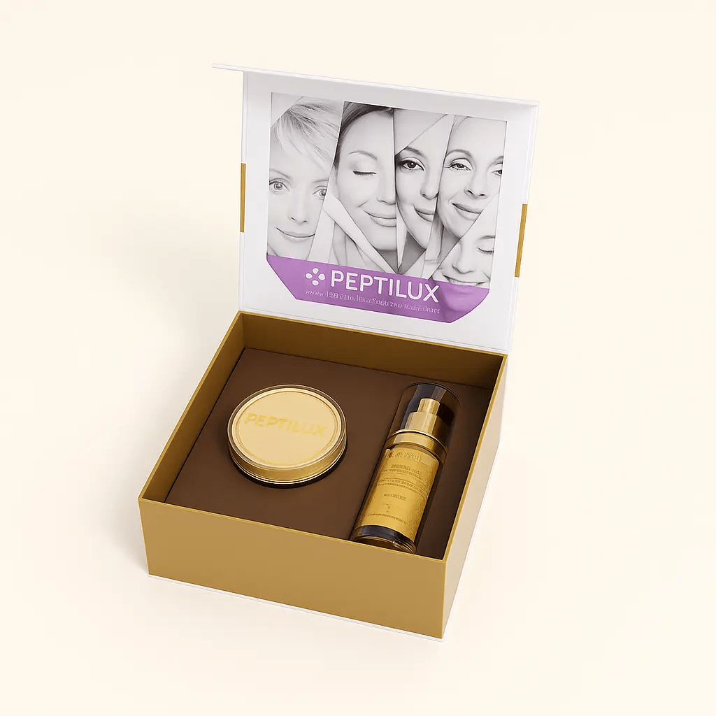 COFFRET PEPTILUX ANTI - AGE SKIN CARE – ROUTINE LIFTING & JEUNESSE IMMÉDIATE JOUR - ESSENSIA BEAUTY