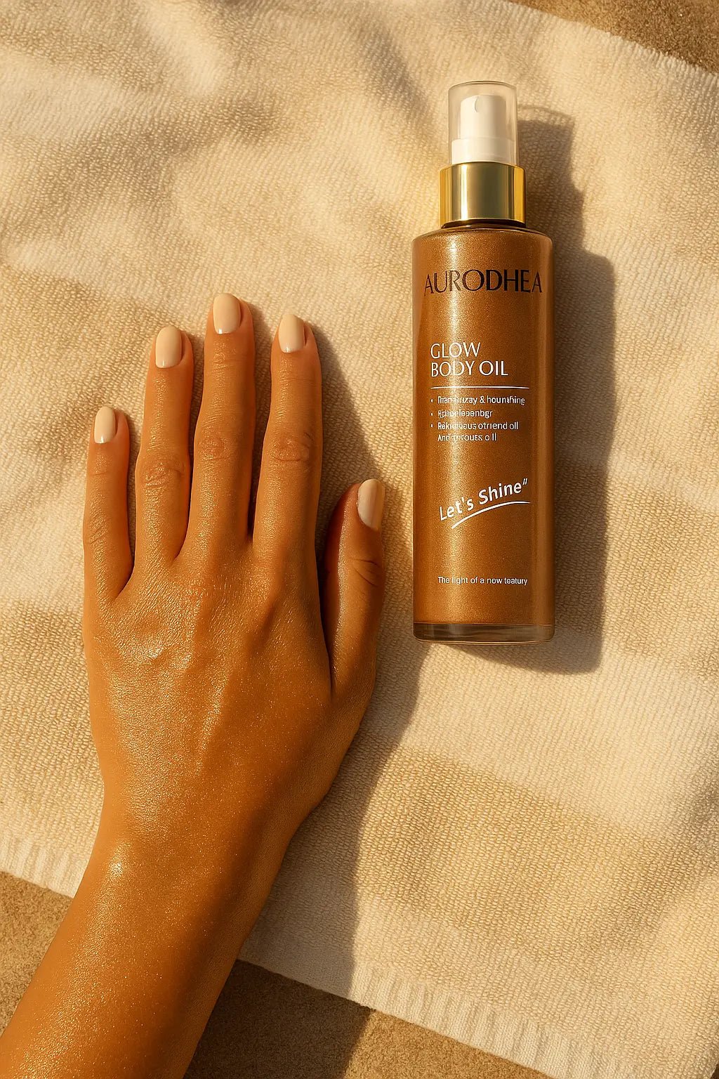 GLOW BODY OIL – HUILE SCINTILLANTE NOURRISSANTE & ILLUMINATRICE À L'AMANDE DOUCE ET COCO - ESSENSIA BEAUTY