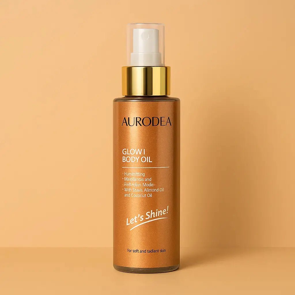 GLOW BODY OIL – HUILE SCINTILLANTE NOURRISSANTE & ILLUMINATRICE À L'AMANDE DOUCE ET COCO - ESSENSIA BEAUTY