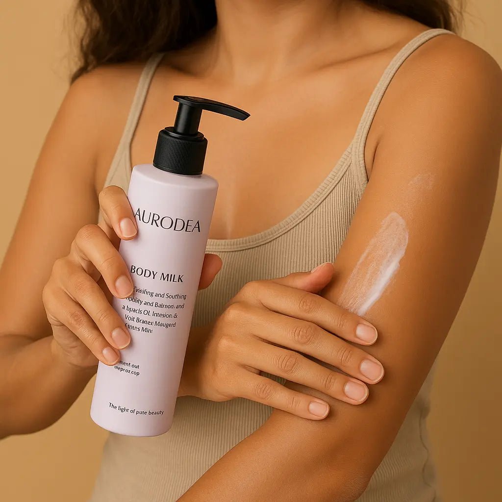LAIT CORPS AU LAIT D’ANESSE – HYDRATATION INTENSE, APAISEMENT & RÉGÉNÉRATION POUR PEAUX SENSIBLES - ESSENSIA BEAUTY