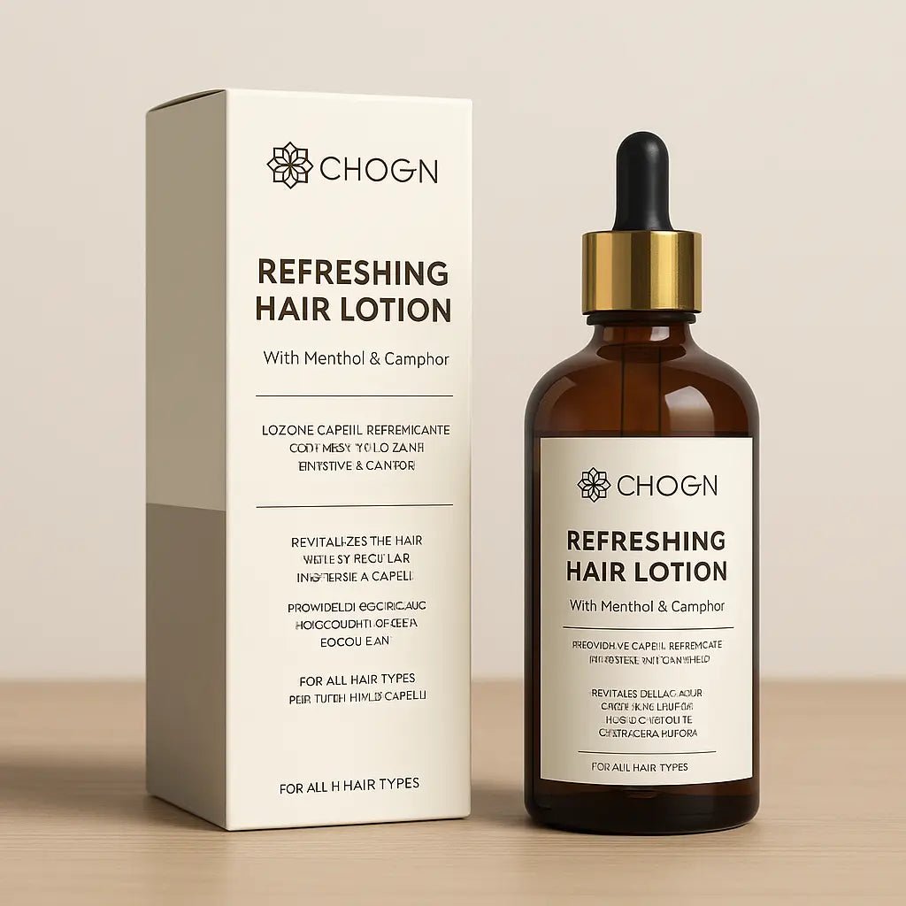 LOTION CAPILLAIRE RAFRAÎCHISSANTE AU MENTHOL – TONIFIE, STIMULE & APPORTE VOLUME ET LÉGÈRETÉ - ESSENSIA BEAUTY