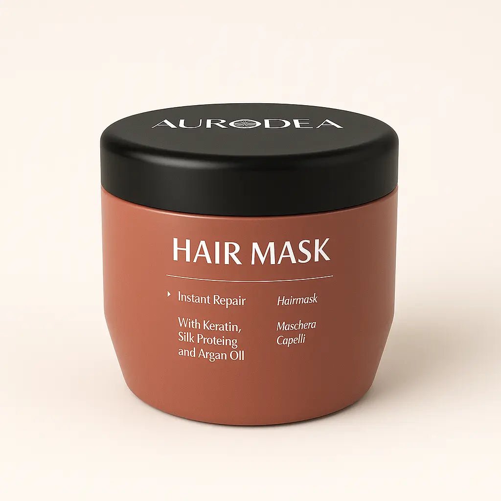 MASQUE CAPILLAIRE DÉMÊLANT À L’HUILE D’ARGAN – RÉPARATEUR, NOURRISSANT & CHEVEUX SOYEUX - ESSENSIA BEAUTY