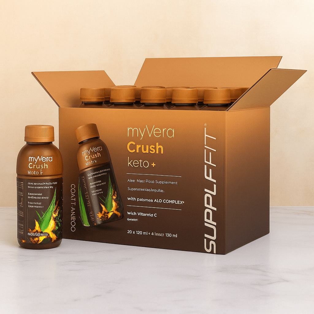 MYVERA CRUSH KETO + – BOOST D’ÉNERGIE, ANTI - FATIGUE & STIMULATION DU MÉTABOLISME - ESSENSIA BEAUTY