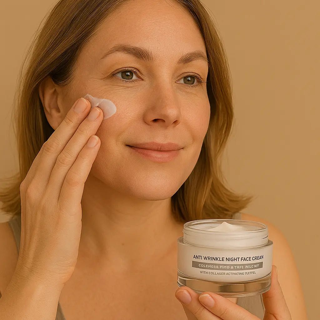 PEPTILUX CRÈME DE NUIT COLLAGEN PRO – RÉPARATION NOCTURNE, ANTI - RIDES & BOOSTER DE COLLAGÈNE - ESSENSIA BEAUTY