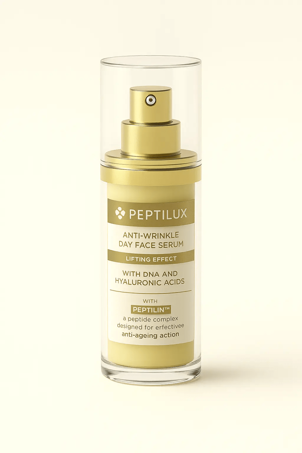 PEPTILUX SÉRUM DE JOUR EFFET LIFTING – ANTI - RIDES, FERMETÉ & PROTECTION ANTI - POLLUTION - ESSENSIA BEAUTY